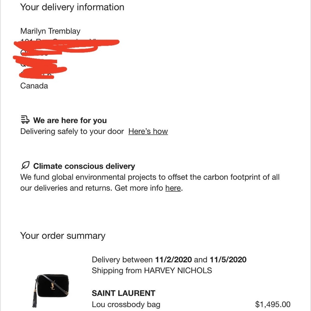 ❌SOLD❌ Saint Laurent Lou camera bag black velvet - Picture 16 of 16
